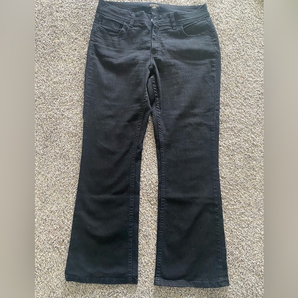 Denim - Riders by Lee Black Flare Jeans | Size 14